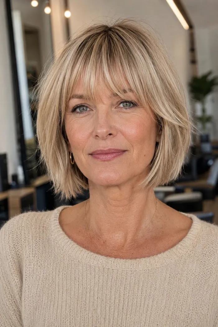 16 Bob with Fringe Hairstyles for Thin, Fine Hair